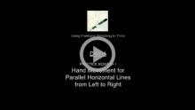 Parallel Horizontal Lines: Left to Right