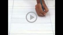 Parallel Horizontal Lines drawn from Slow to Fast Pace