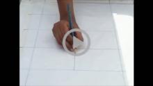 Concentric-Semi-circles-on-a-Square-Grid